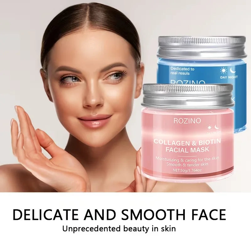 ROZINO Biotin Collagen & Salicylic Acid Peel-Off Mask Set
