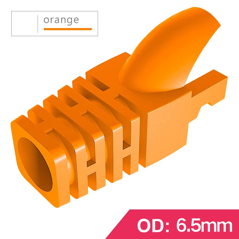 RJ45 CAT6 CAT5e Protective Caps – Multicolour 50/100 Pack