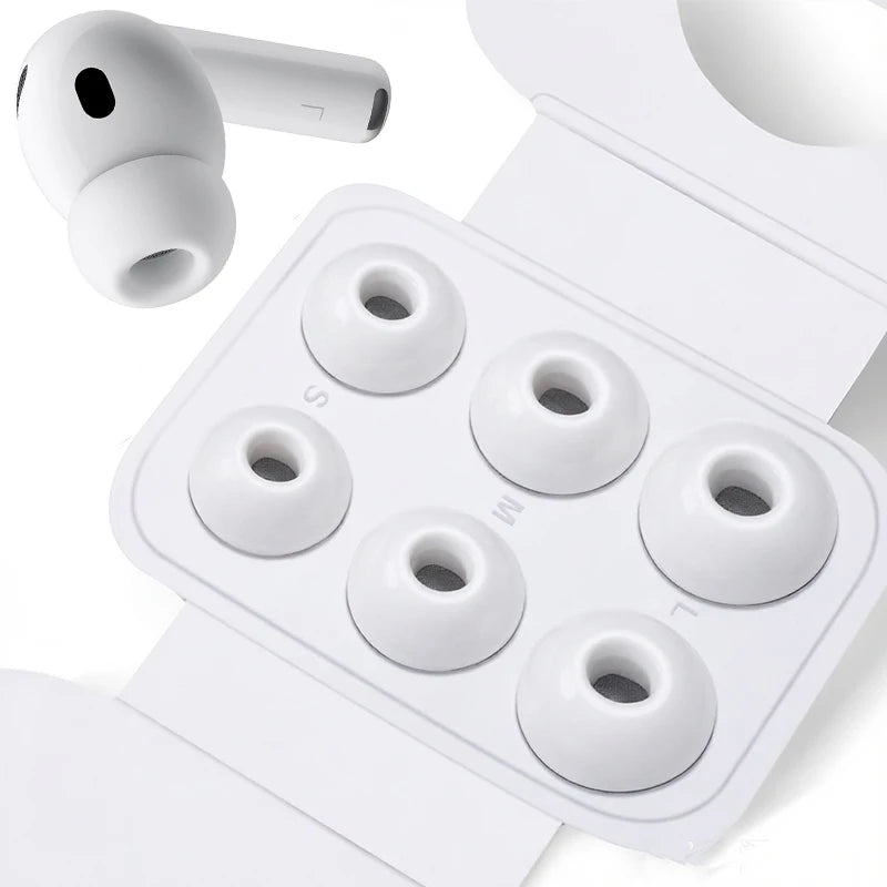 Silicone Ear Tips for AirPods Pro 3 – XS S M L 4-Size Set