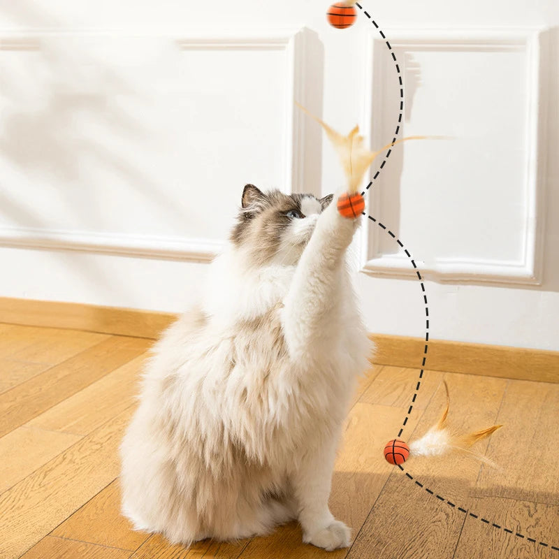 Silicone Elastic Cat Toy Balls – Grip, Bite & Play