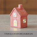 Ceramic House LED Night Light – Warm Glow Christmas Décor