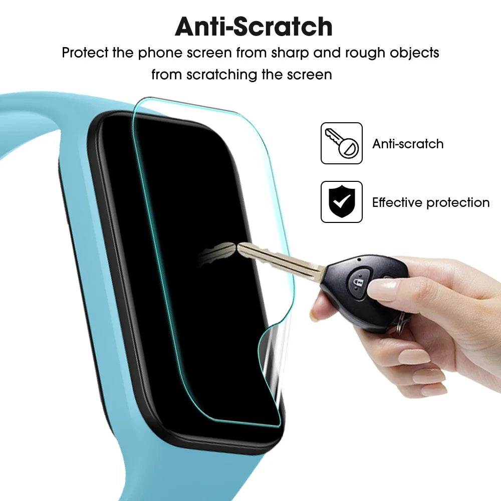 Hydrogel Screen Protector for Xiaomi Mi Band 9 Active – 3-Pack