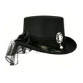 Gothic Top Hat | Black Lace Retro Costume Hat Halloween