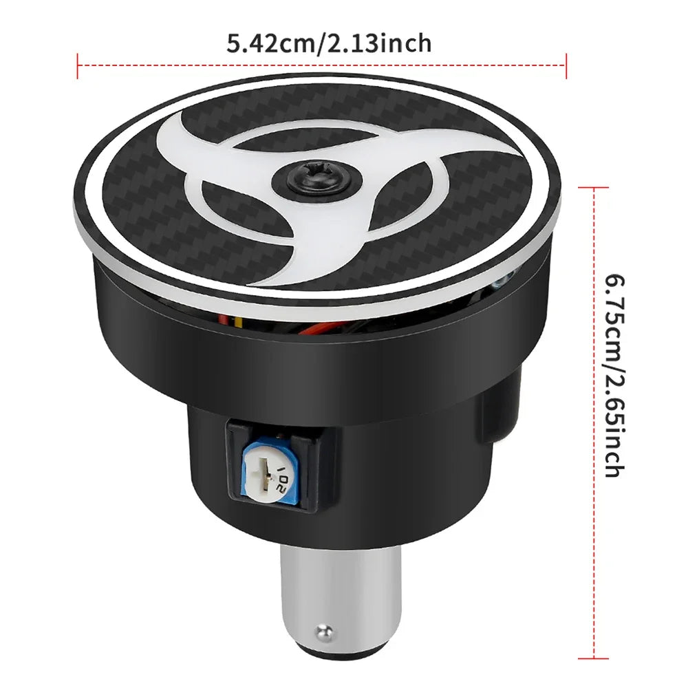 Universal Motorcycle Angel Eye LED Tail Brake Light 12V