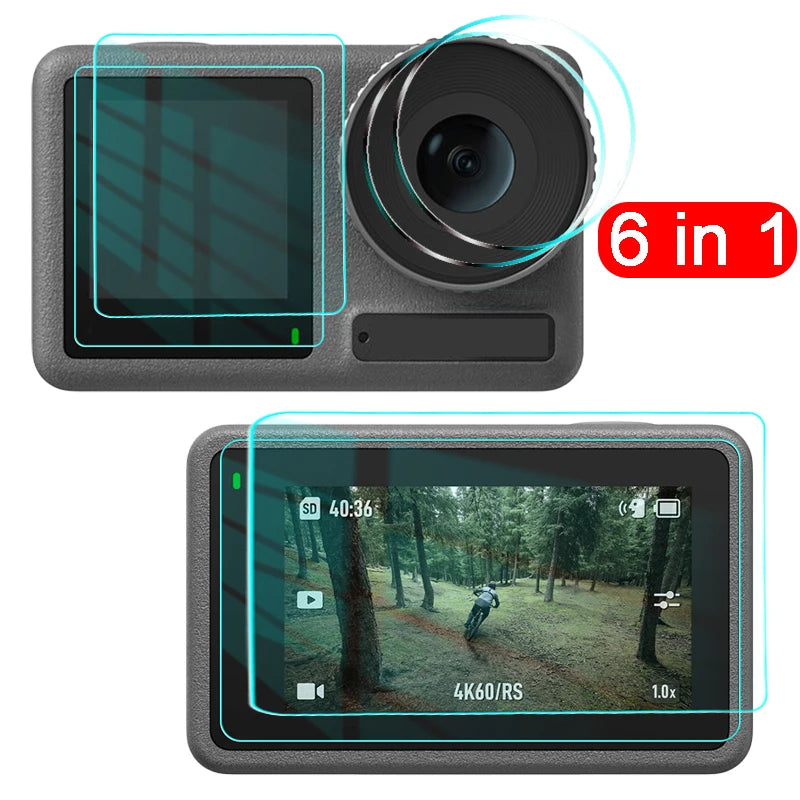 Tempered Glass Screen Protector for DJI OSMO Action 3 & 4