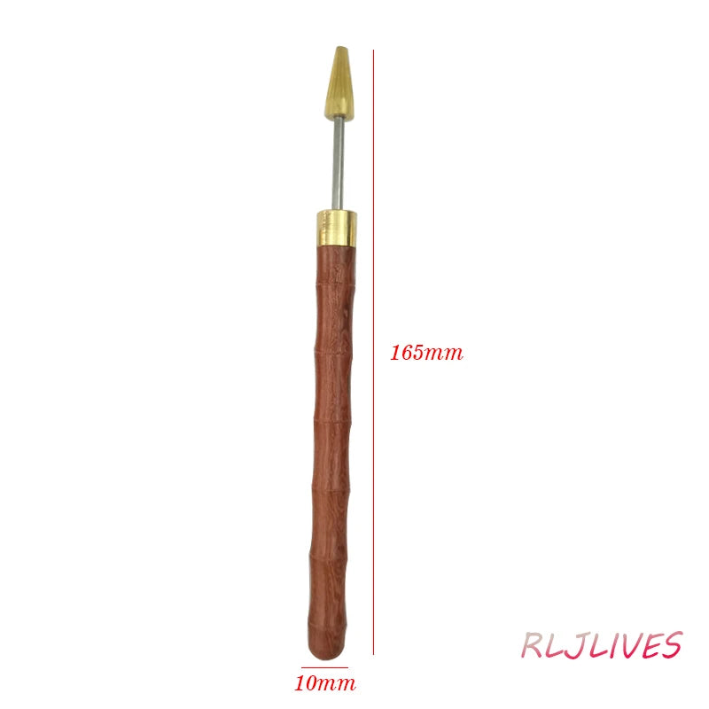 DIY Leather Edge Oil Pen & Brass Paint Roller Applicator