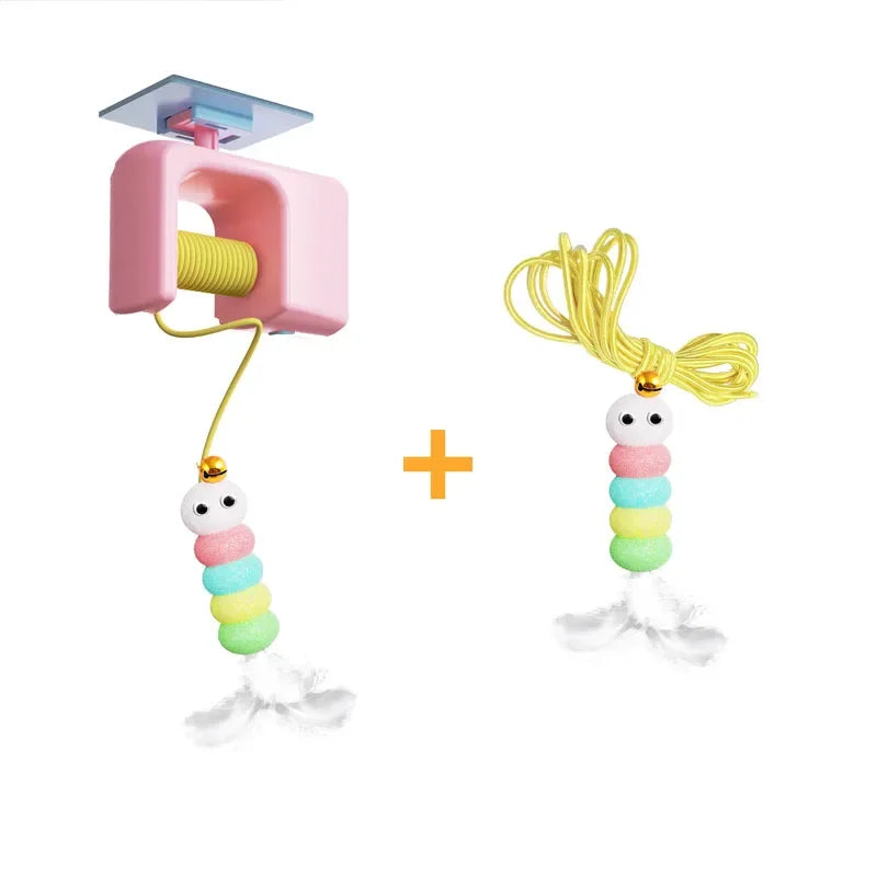 Rechargeable Interactive Hanging Door Flying Bird Cat Toy