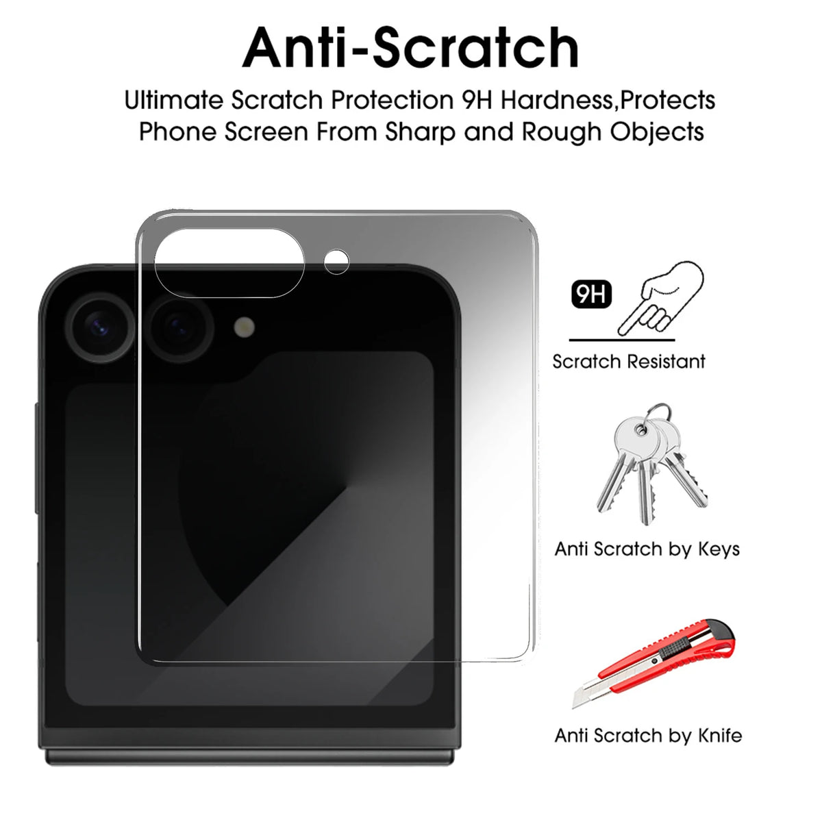Privacy Screen Protector for Samsung Galaxy Z Flip 8 – Anti-Spy
