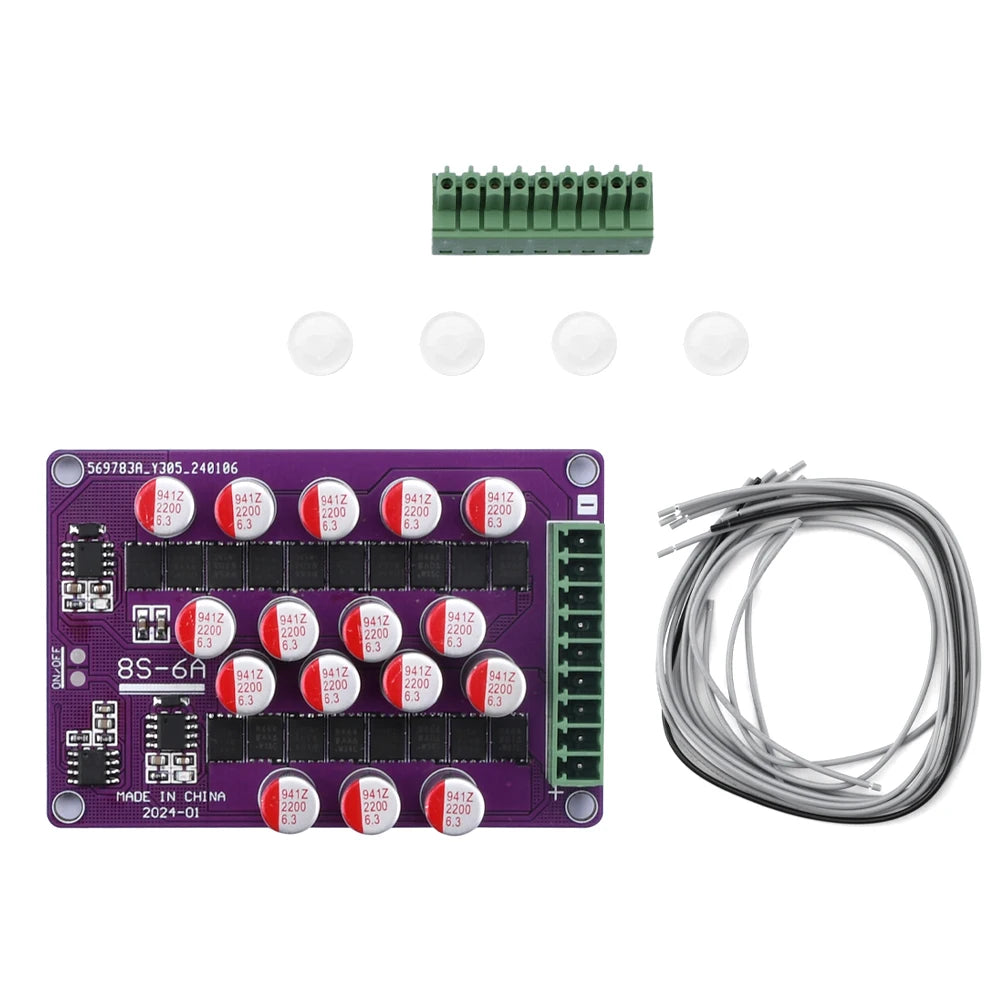 6A Lithium Battery Active Balancing Board 3S 4S 6S 8S 17S