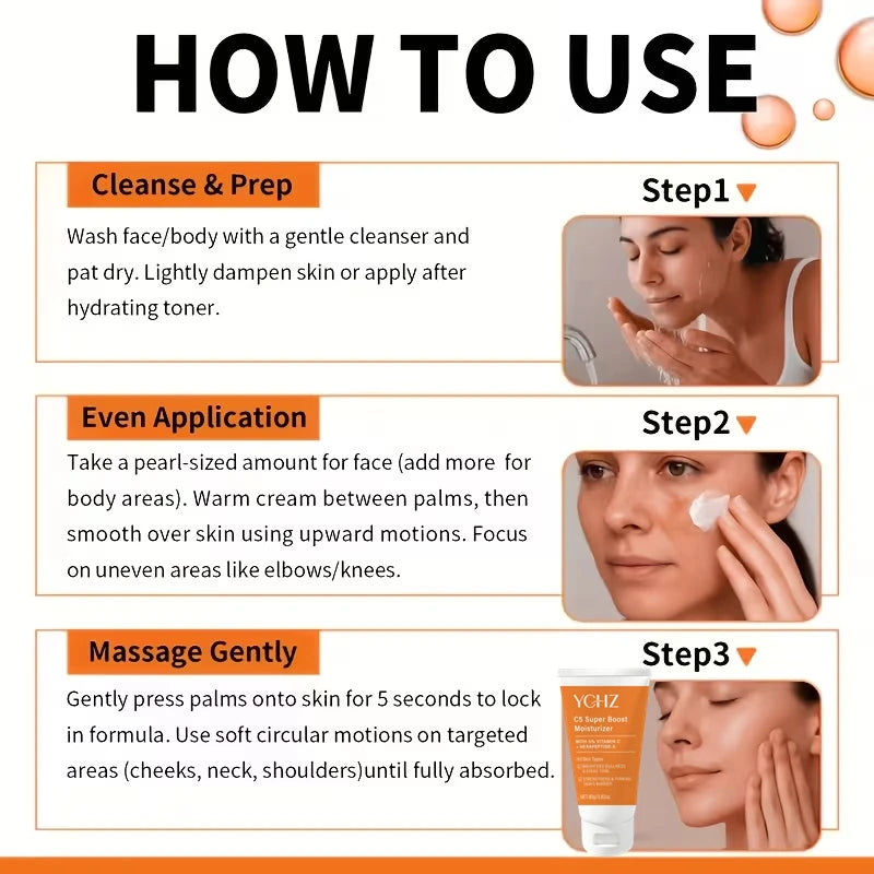 Vitamin C Brightening Cream – Hyaluronic Acid & Niacinamide