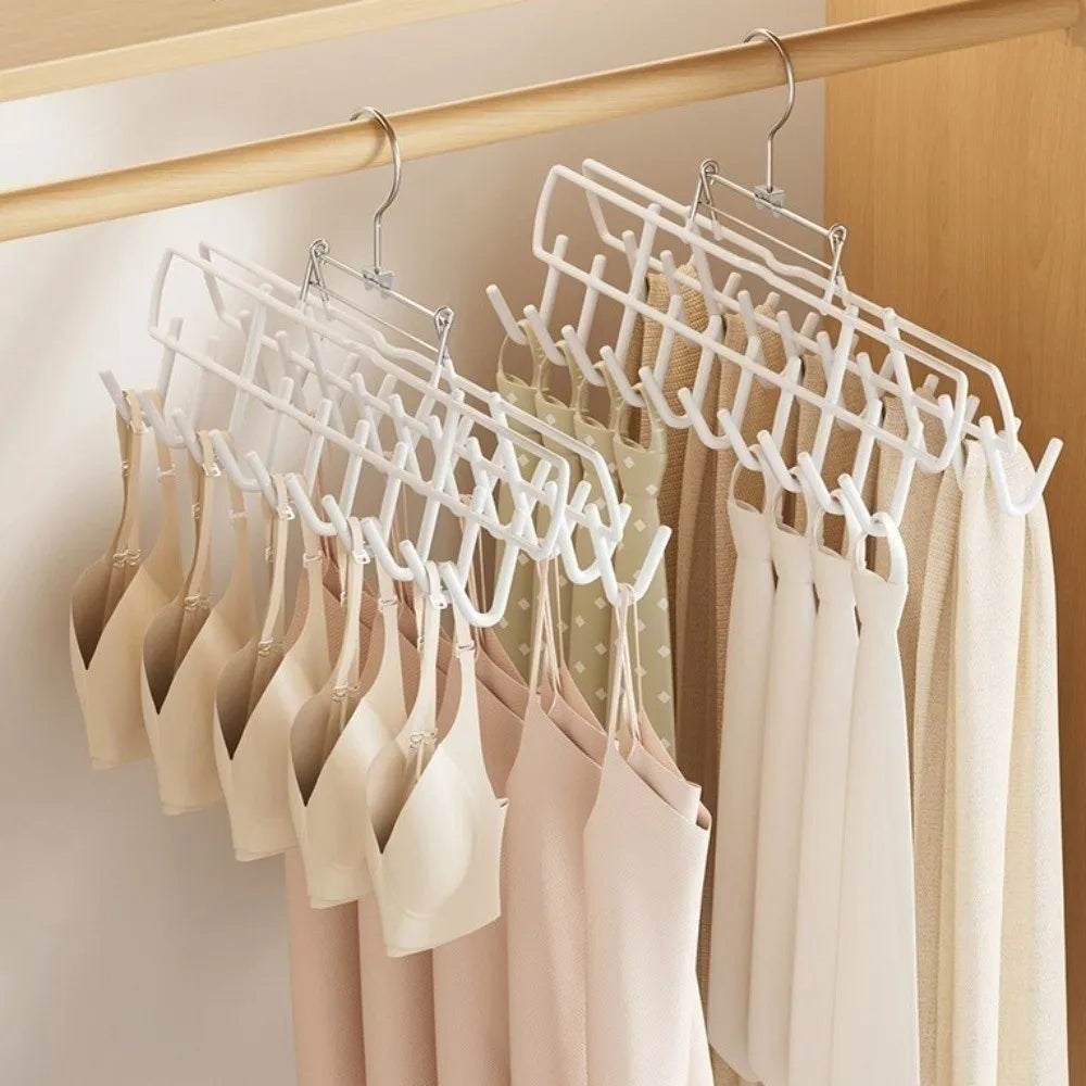 Rotating 20-Hook Foldable Lingerie Hanger | Closet Organizer