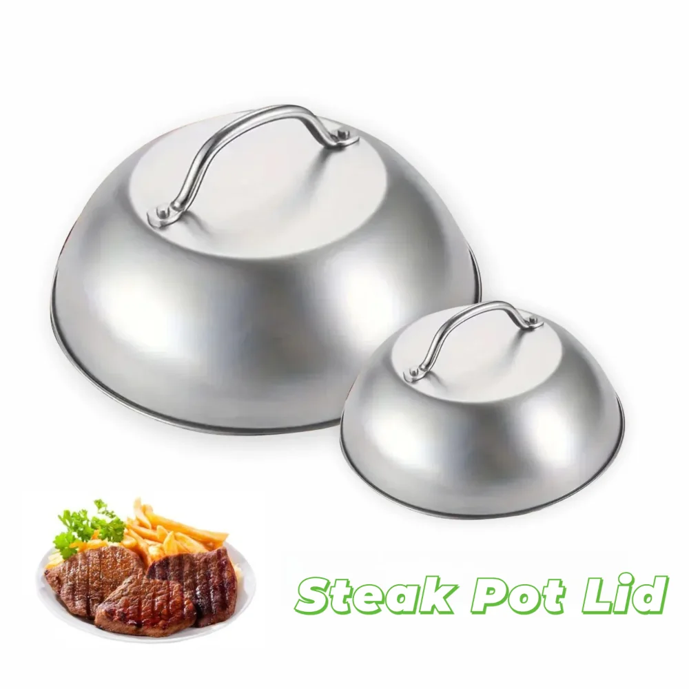 Stainless Steel Cheese Melting Dome 6 & 9 Inch BBQ Cover