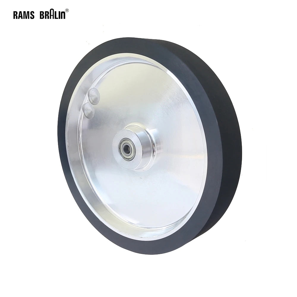 12x2" Solid Rubber Contact Wheel 300x50mm Belt Grinder 70A
