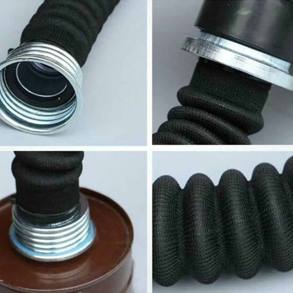 Rubber Gas Mask Filter Hose Connector – 0.5m & 1m