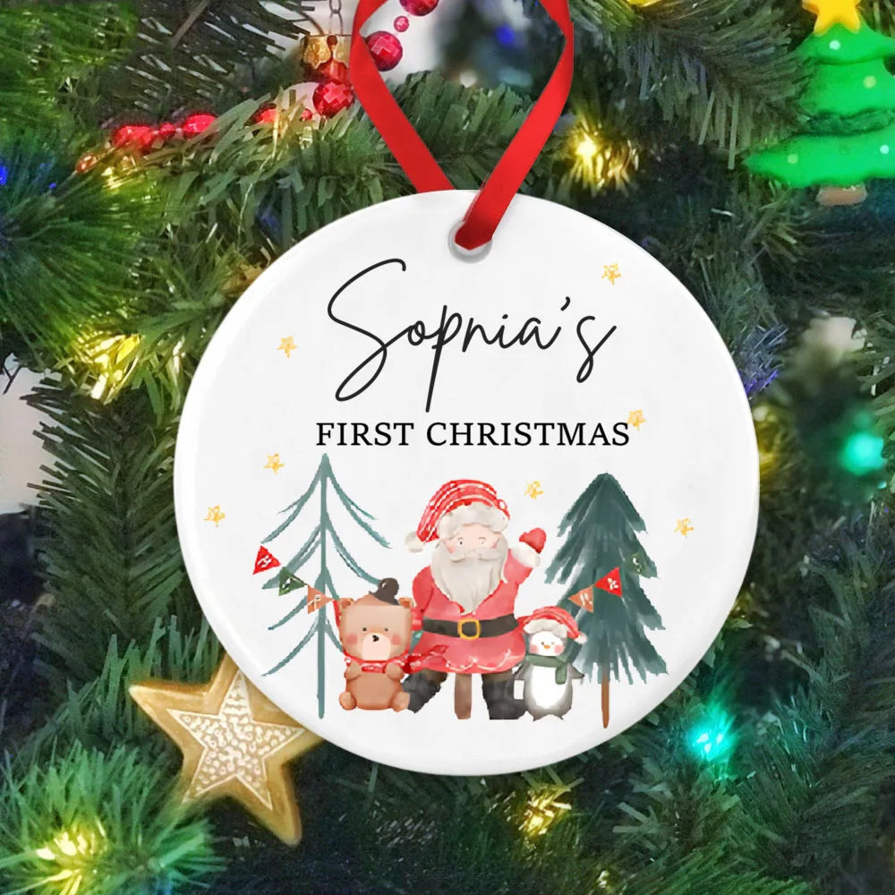 Personalized Baby's First Christmas Ornament – Custom Keepsake