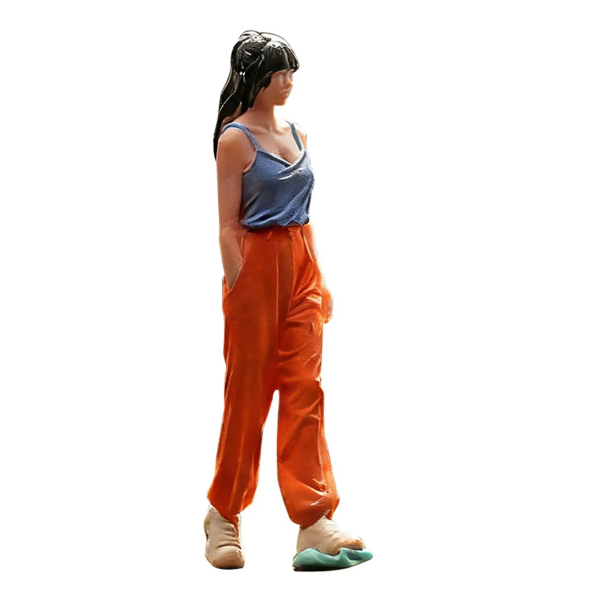 1:64 Scale Hand-Painted Miniature Female Figure | Diorama
