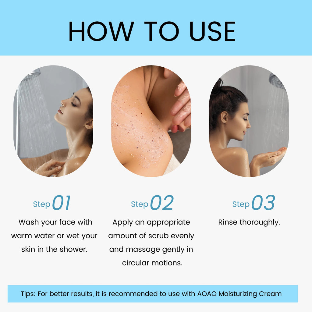 Shea Butter Exfoliating Scrub – Aloe, Coconut & Sucrase
