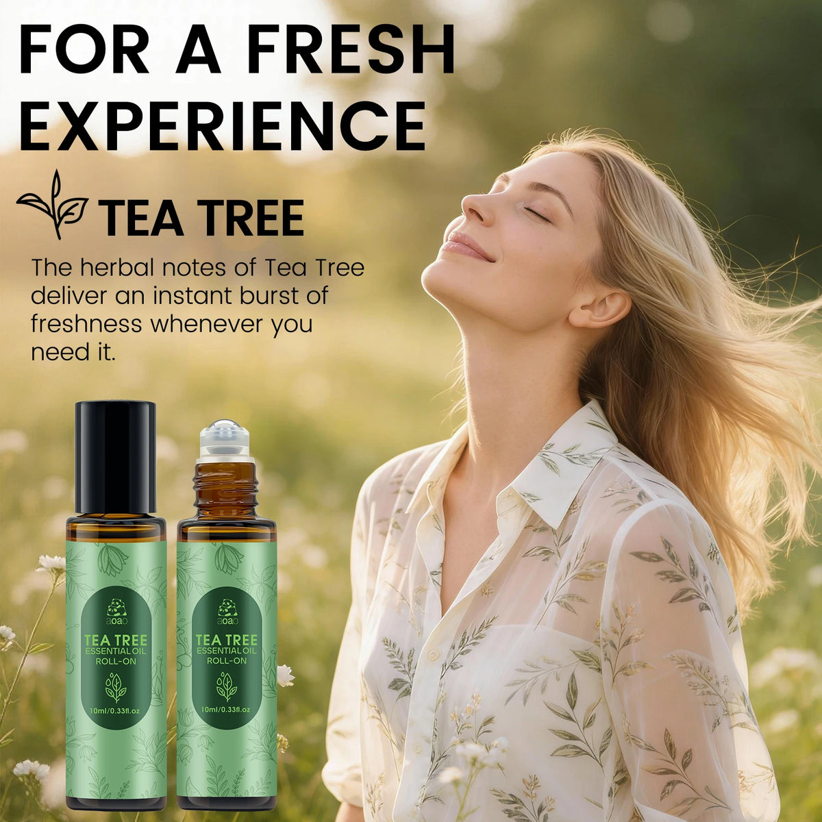 Tea Tree Pure Essential Oil – Skin, Nail & Hair Roll-On