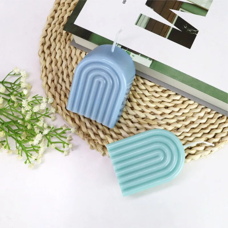 DIY Arch Candle Mould – Durable Acrylic Easy-Release Mold Kit