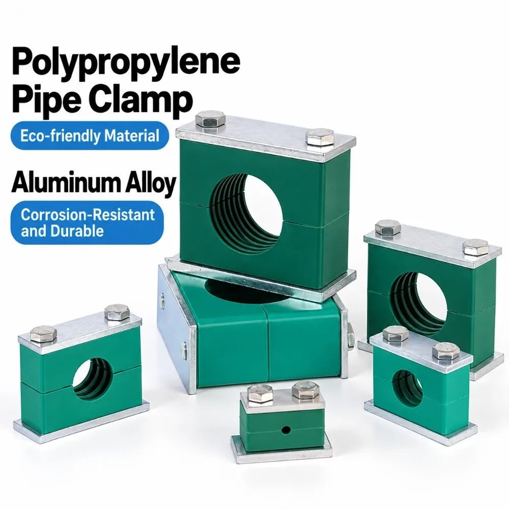 Plastic Pipe Clamp 6–38mm | Single Hole Hydraulic Saddle Clamp