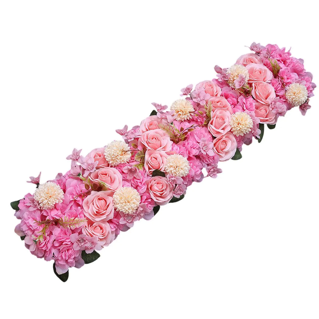 Silk Rose Floral Panel Backdrop | Artificial Wedding Decor