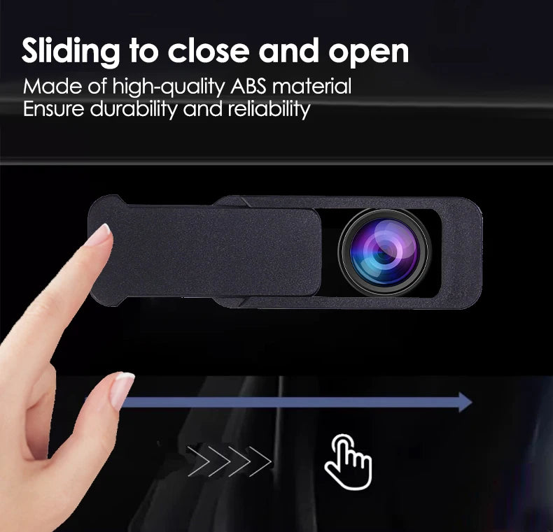 Webcam Cover Shutter Privacy Protector – Universal Sliding