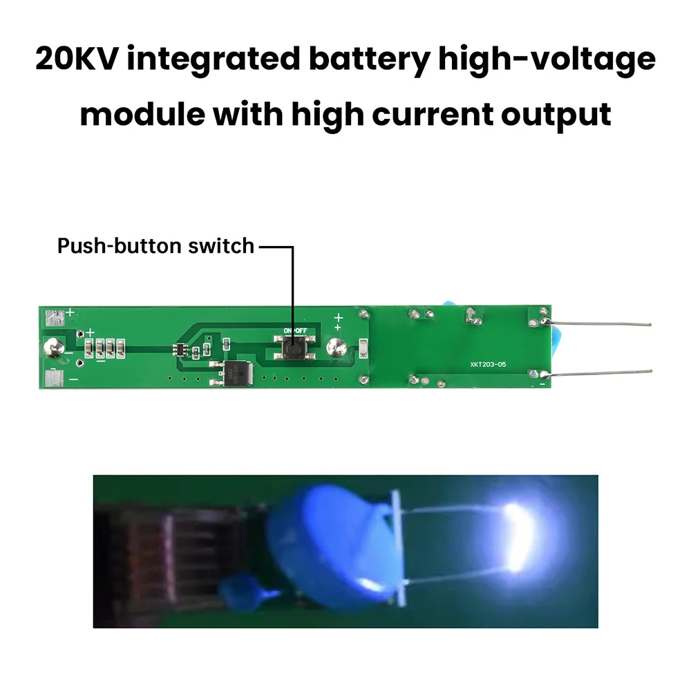DC 3.7V 20KV High-Voltage Boost Module – Arc Generator