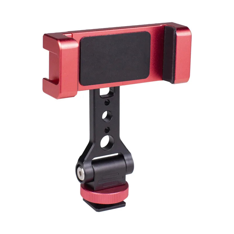 360° Rotating Phone Clip Tripod Mount | 2 Cold Shoes