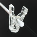Ceiling Sign Hanger Pole with Alloy Clips – 60cm Display Rod