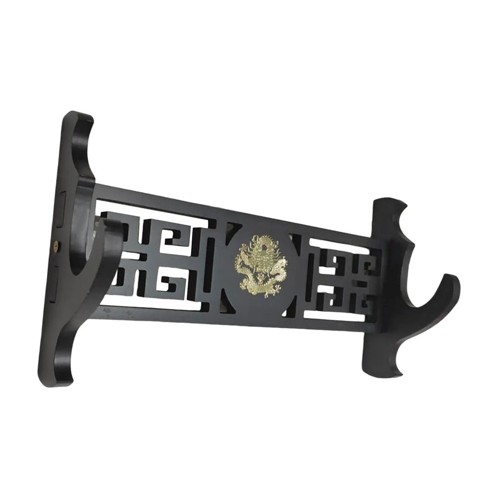 Samurai Sword Wall Mount Display Rack – Dragon Bracket Holder