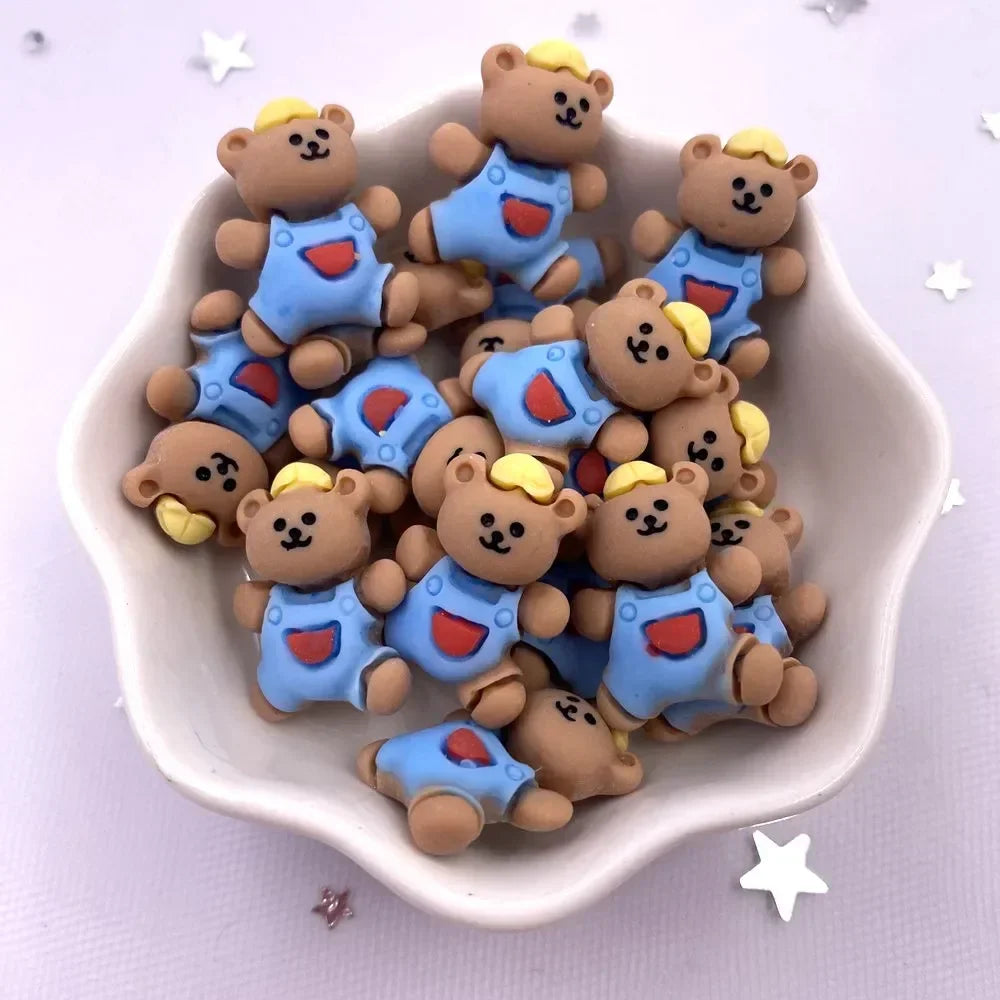 20PCS Kawaii Resin Flatback Mini Figurines – DIY Craft Decor