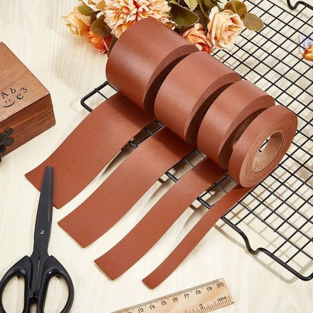 Black Lychee Imitation Leather Strap 25mm x 2m | DIY Crafts