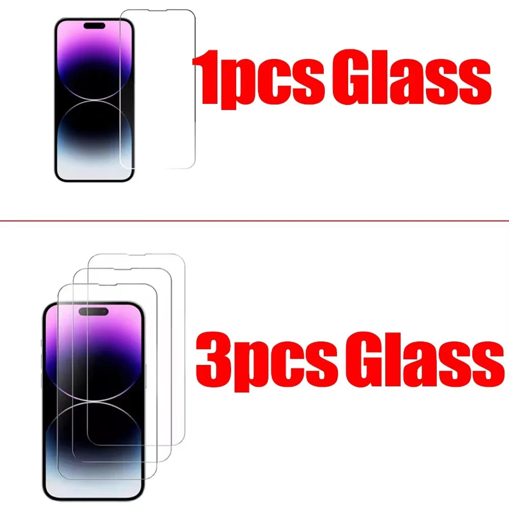 HD Tempered Glass Screen Protector for iPhone – 1–5 Pack