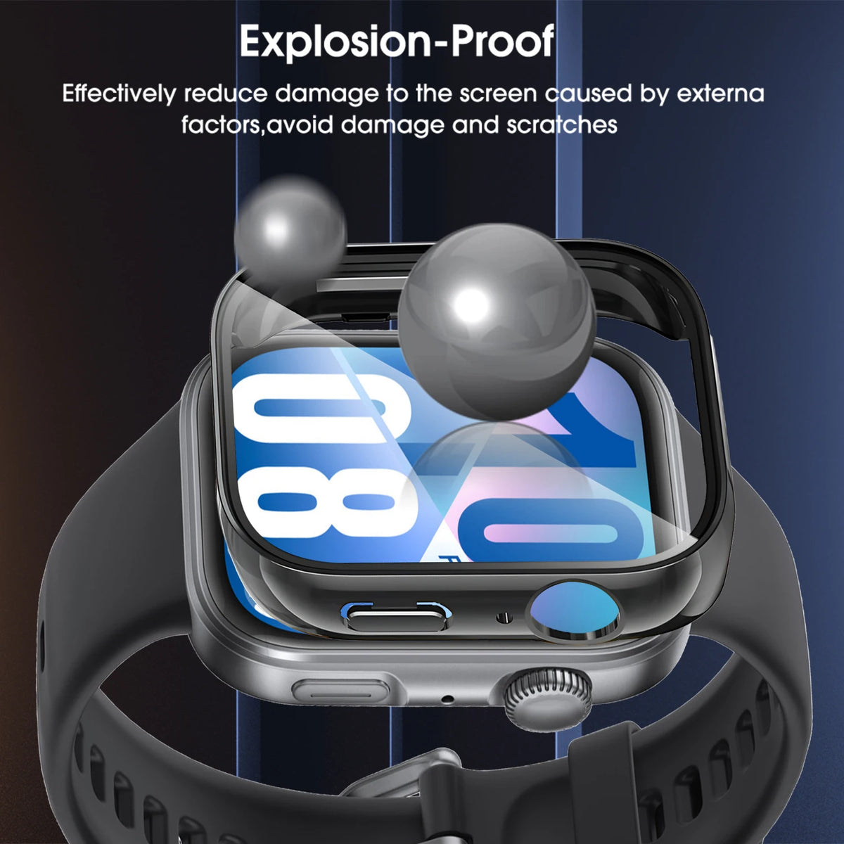 Huawei Watch Fit 4 Hard PC Case & Tempered Glass Protector