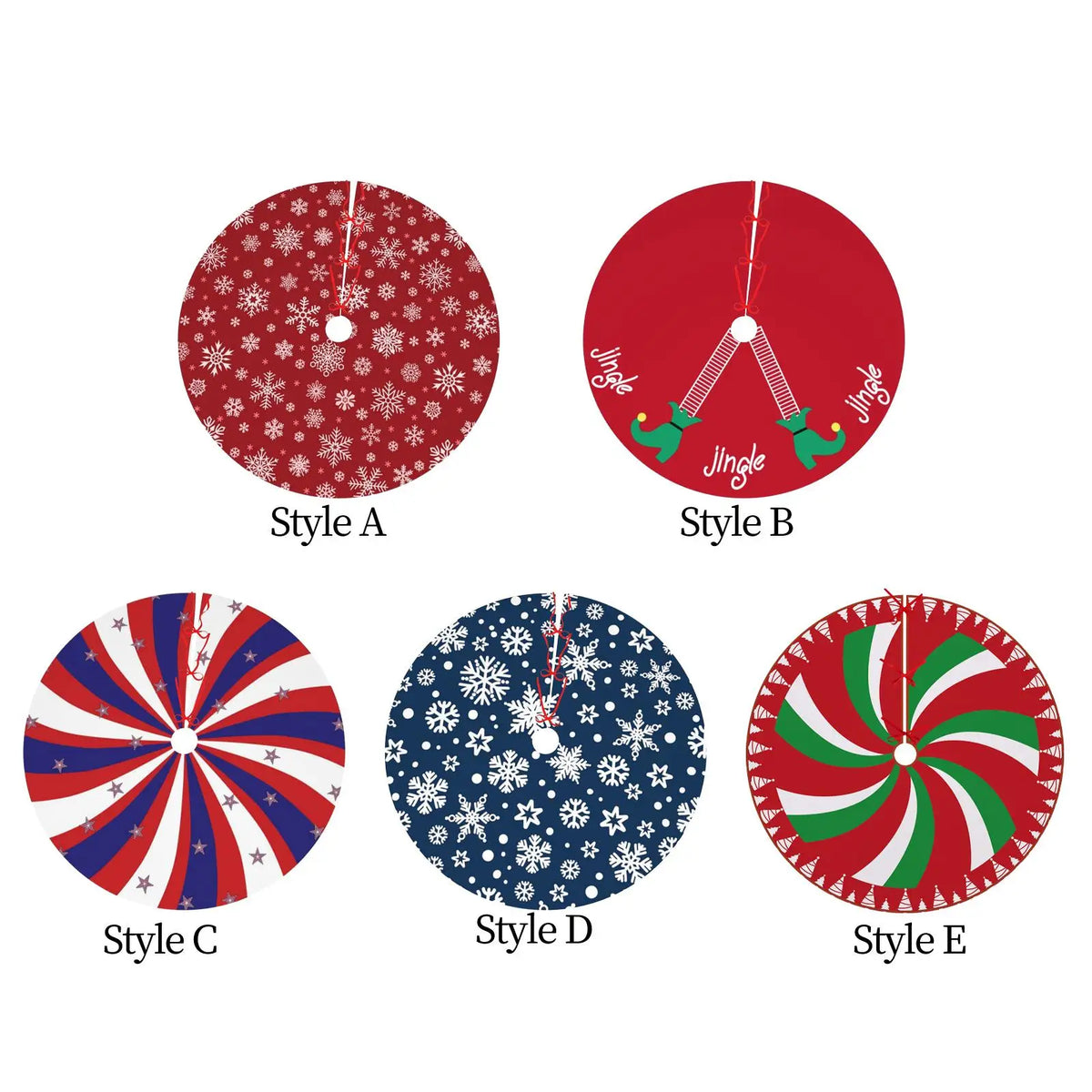 MagiDeal 90cm Round Christmas Tree Skirt | Holiday Décor