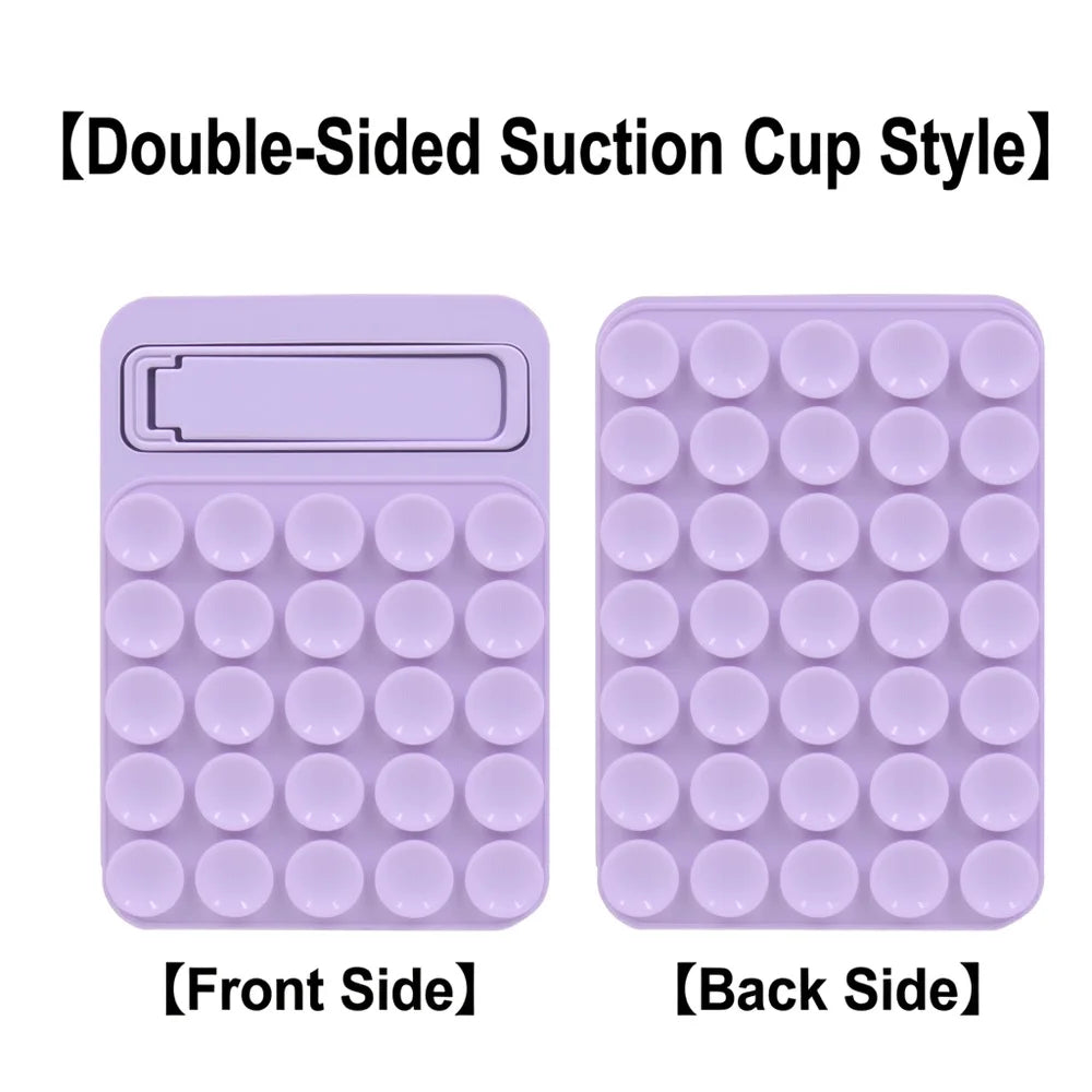 Silicone Suction Phone Mount – Foldable Shower & Mirror Holder