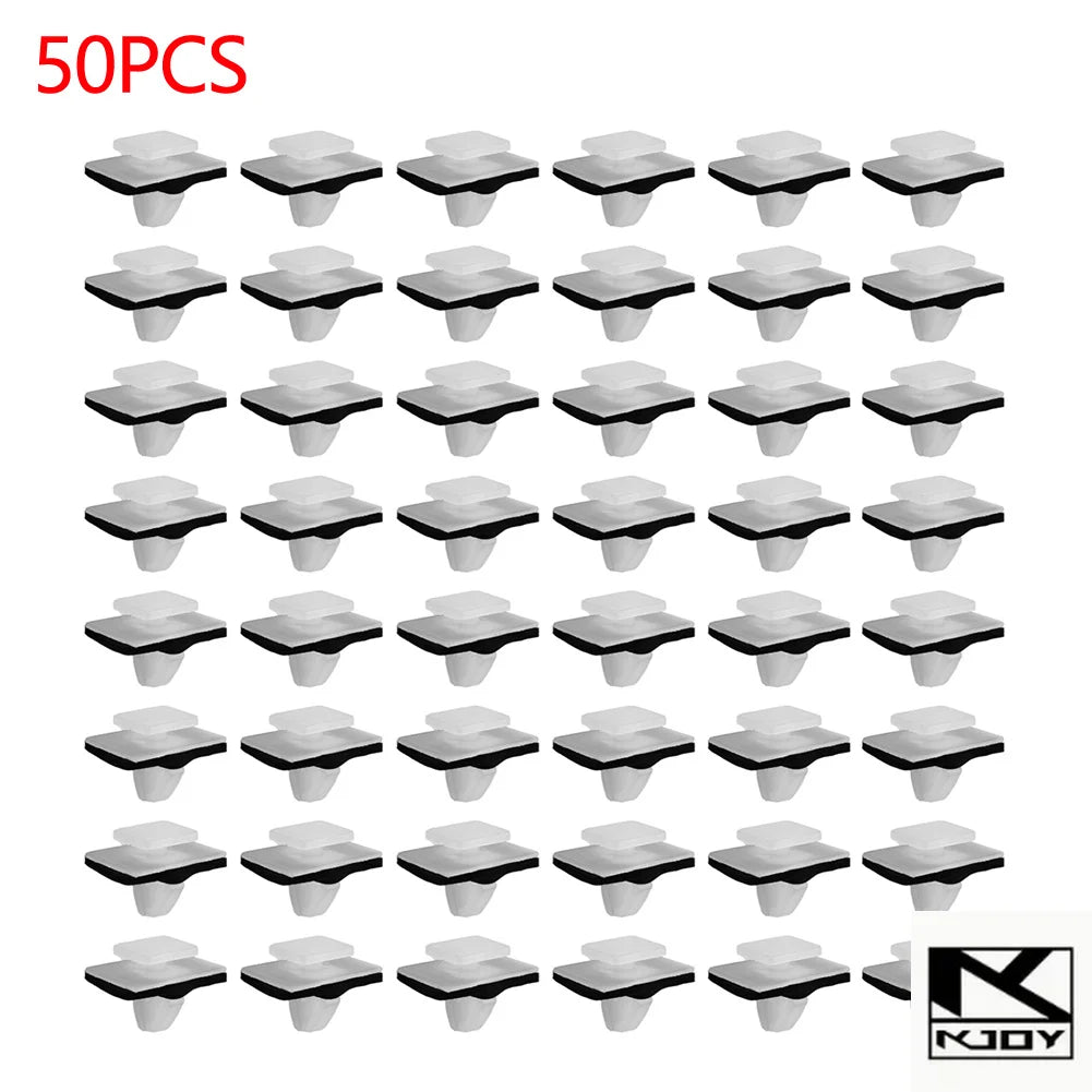 50-Pack Nylon Moulding Fastener Clips with Sealer for Hyundai