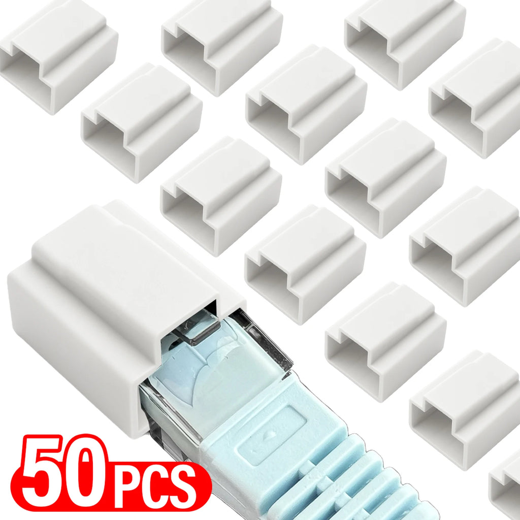 RJ45 Ethernet Connector Dust Caps – 10 to 50 Pack Protectors