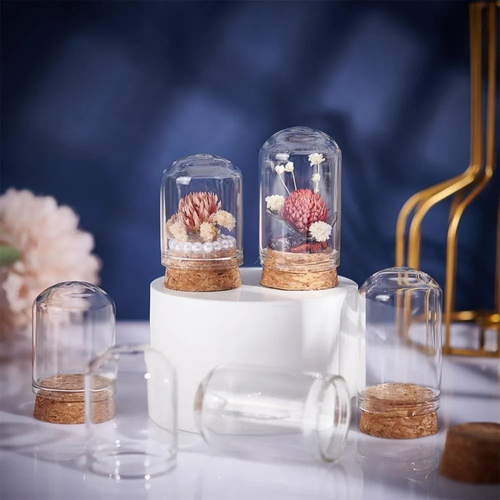 30-Pack 15ml Mini Glass Jars with Cork Stoppers | Craft & Party