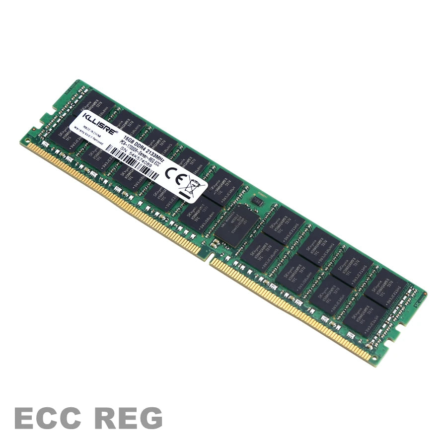 Kllisre DDR4 ECC REG Server RAM 4–64GB 2133/2400MHz