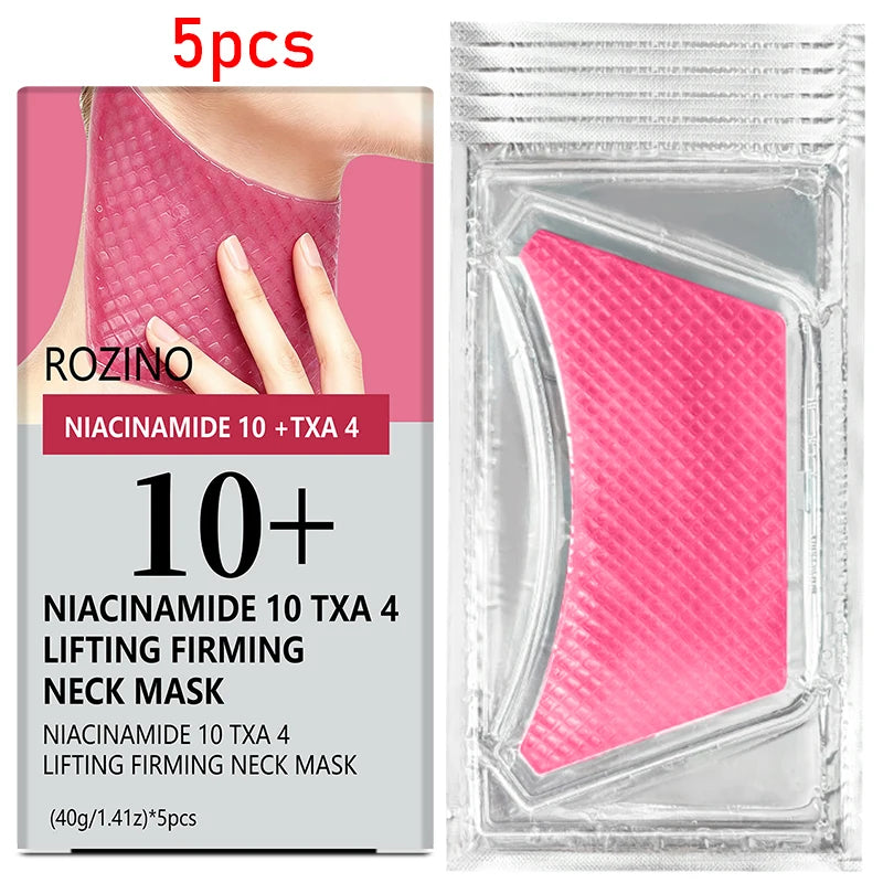 ROZINO Niacinamide Neck Mask – Firming & Brightening Gel Patches