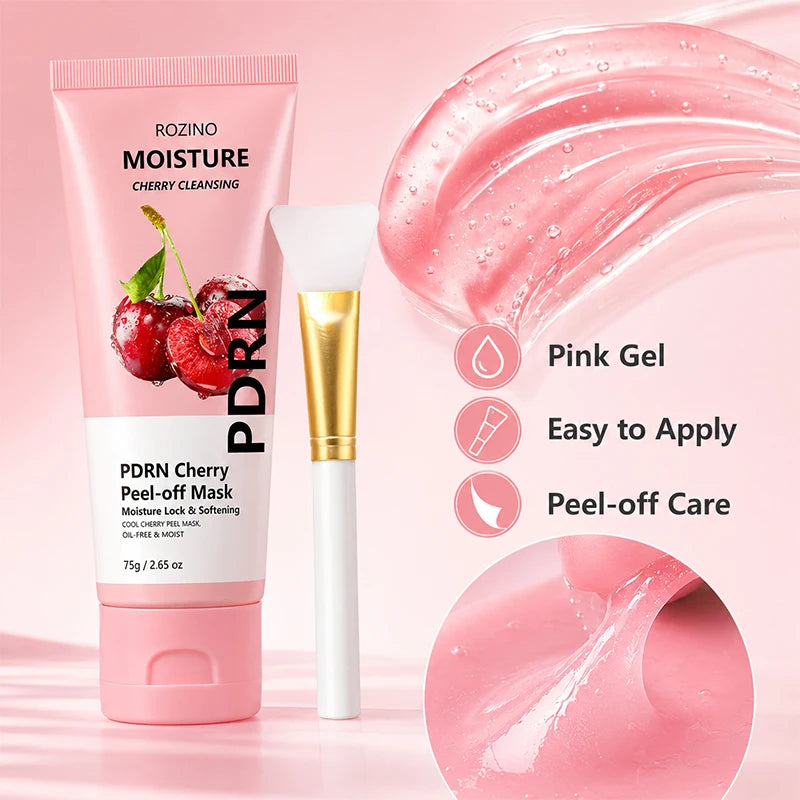 ROZINO PDRN Cherry Peel-Off Face Mask 75g | Moisturizing & Brightening