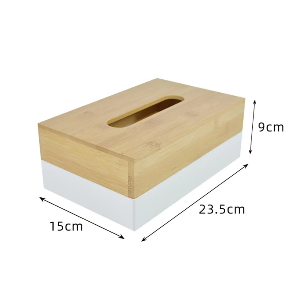 Rectangular Tissue Box Cover & Napkin Holder | Kesoto