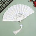Chinese Hot Stamping Folding Fan – Ladies Dance & Qipao Fan