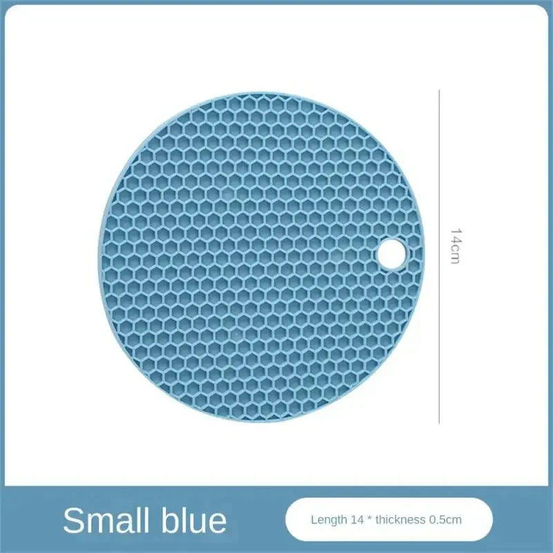 Round Silicone Kitchen Mat – Non-Slip Heat Resistant Trivet