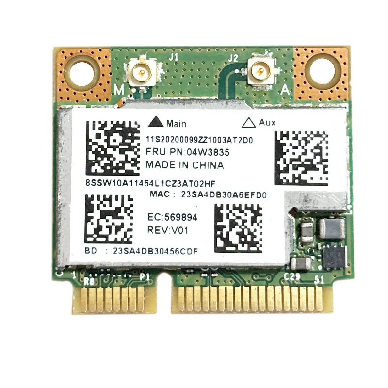 BCM943228HMB Half Mini PCIe Wireless Card for Lenovo E130 E330