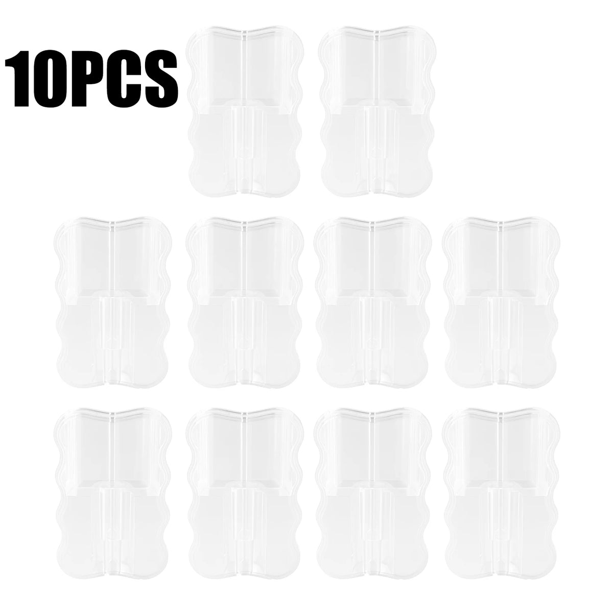 10-Pack Clear TPU Cable Protector Sleeve – iPhone & Android