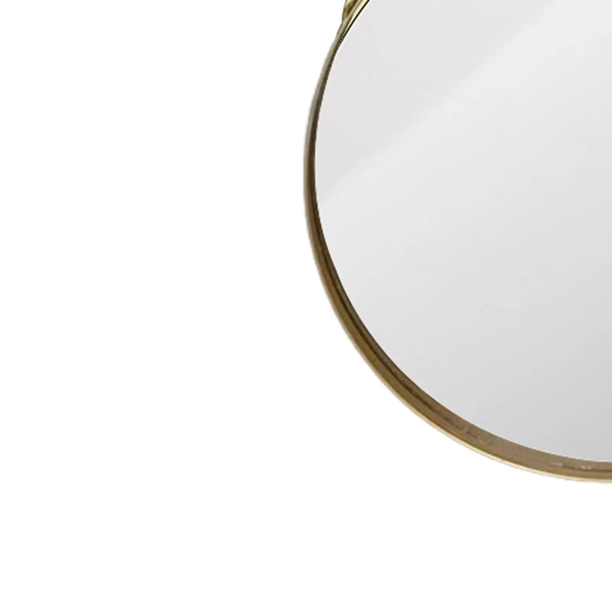 Kesoto Gold Round Wall Mirror – Boho Bedroom & Living Room