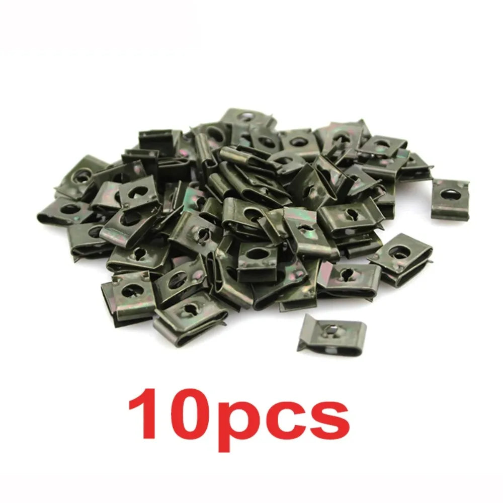 U-Shape Self-Tapping Screws 100pcs – Zinc Plated Car Fastener