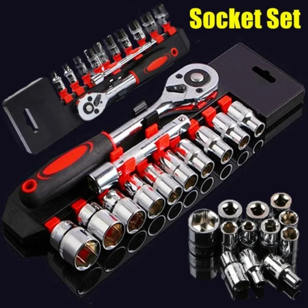 KKJOY 12-Piece Wrench Socket Set – Universal Repair Kit